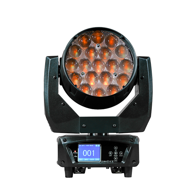Mac Aura 19×15W LED Zoom Lámpara de lavado con cabezal móvil 